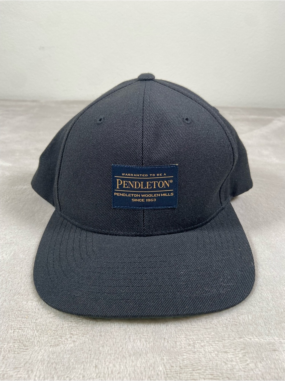 Pendleton Black Patch Baseball Cap